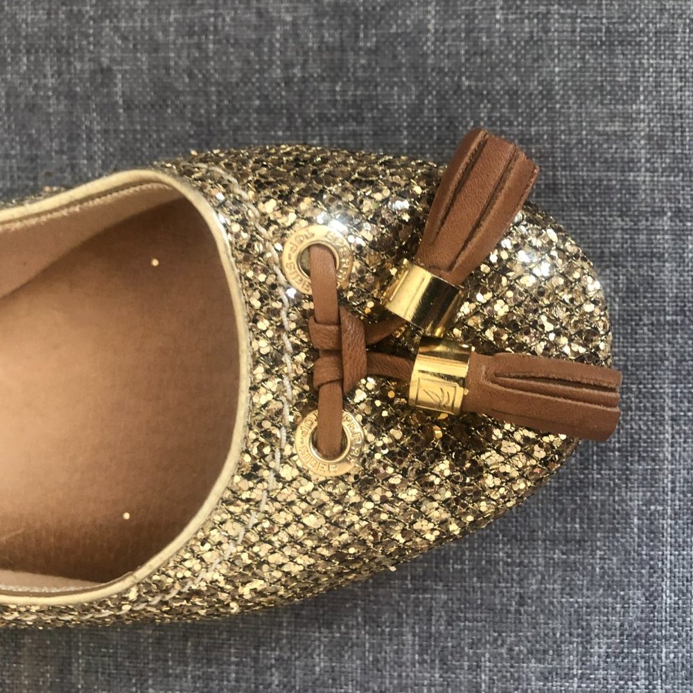 Sperry gold sparkle ballet flats - Picture 3 of 4